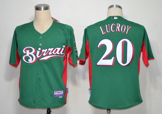 Locroy Milwaukee Brewers green jersey