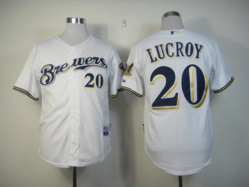 Locroy Milwaukee Brewers white jersey