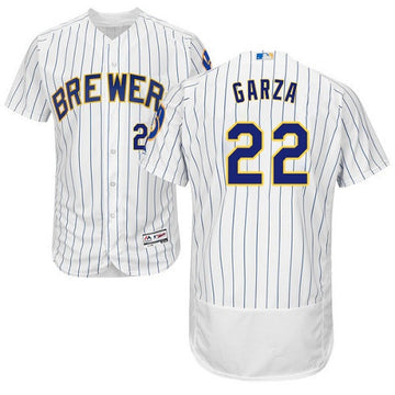 Matt Garza Milwaukee Brewers white jersey