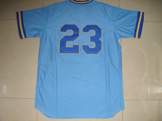 Simmons Milwaukee Brewers blue jersey