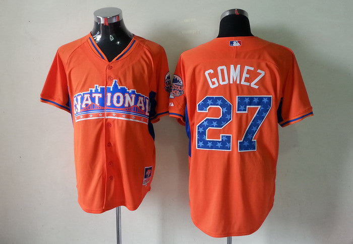 Gomez Milwaukee Brewers orange jersey