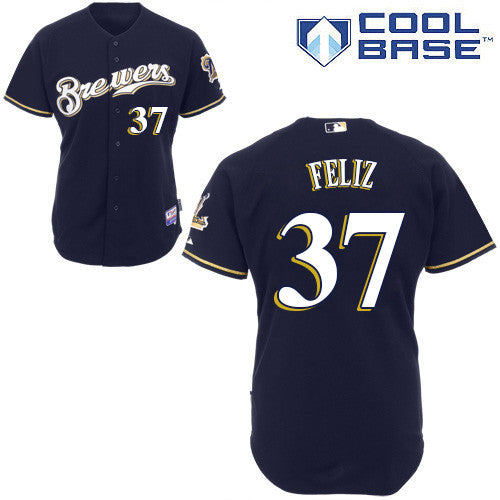 Neftali Feliz Milwaukee Brewers navy jersey