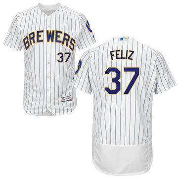 Neftali Feliz Milwaukee Brewers white jersey