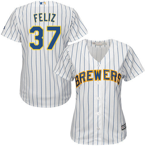 Neftali Feliz Milwaukee Brewers white jersey