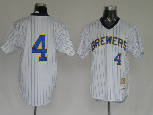 Paul Molitor Milwaukee Brewers white jersey