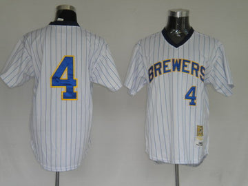 Paul Molitor Milwaukee Brewers white jersey