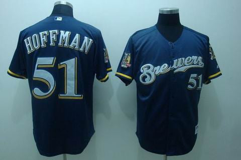Hoffman Milwaukee Brewers blue jersey