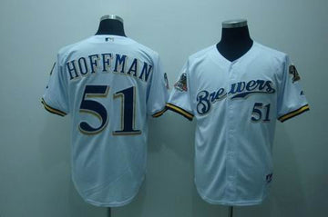 Hoffman Milwaukee Brewers white jersey