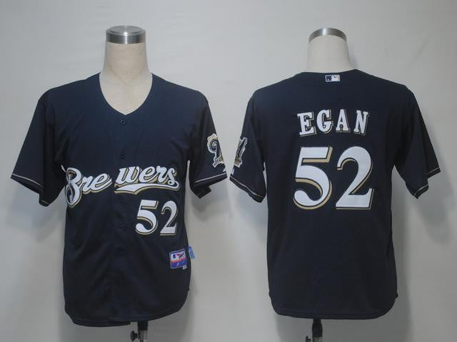 Egan Milwaukee Brewers blue jersey