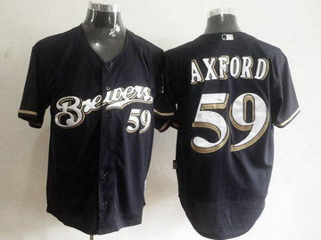 John Axford Milwaukee Brewers blue jersey