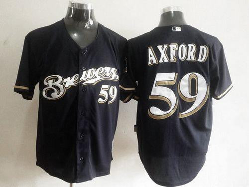 John Axford Milwaukee Brewers blue jersey