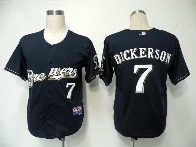 Dickerson Milwaukee Brewers blue jersey