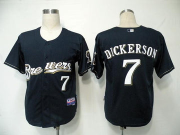 Dickerson Milwaukee Brewers blue jersey