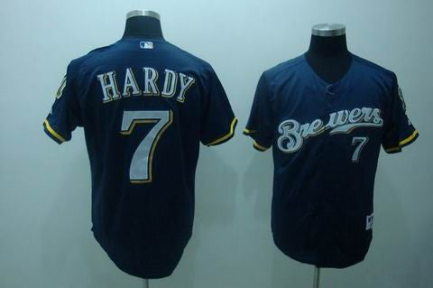 Hardy Milwaukee Brewers blue jersey