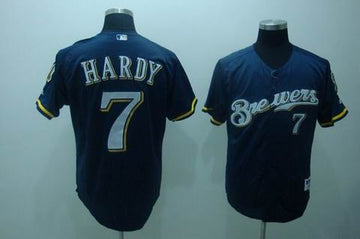 Hardy Milwaukee Brewers blue jersey