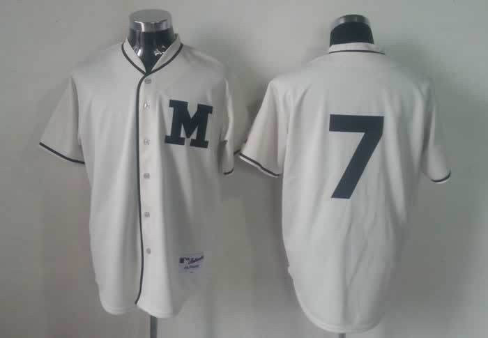 Hardy Milwaukee Brewers white jersey