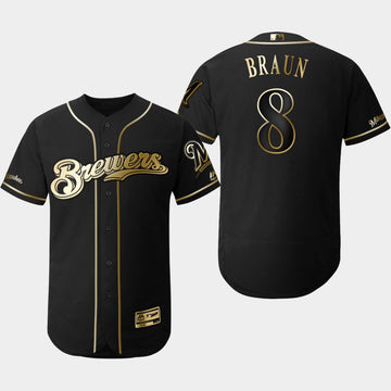 Ryan Braun Milwaukee Brewers black jersey