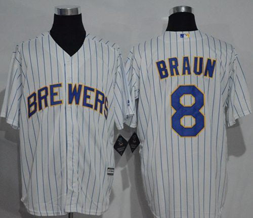 Ryan Braun Milwaukee Brewers white jersey