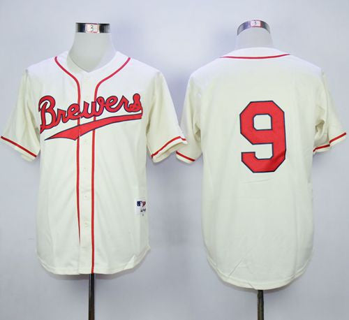 Jean Segura Milwaukee Brewers cream jersey