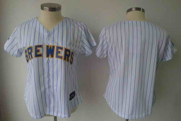 Blank White Milwaukee Brewers blue jersey