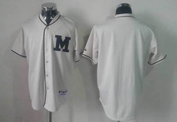 Custom Milwaukee Brewers white jersey