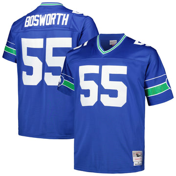 Brian Bosworth Seattle Seahawks royal jersey