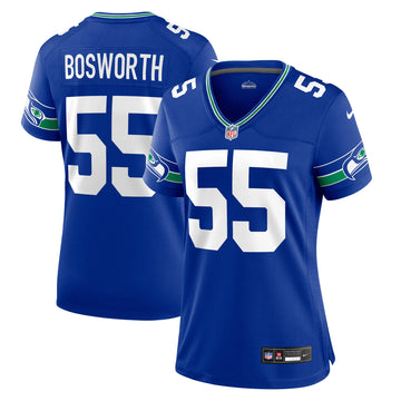 Brian Bosworth Seattle Seahawks royal Throwback jersey