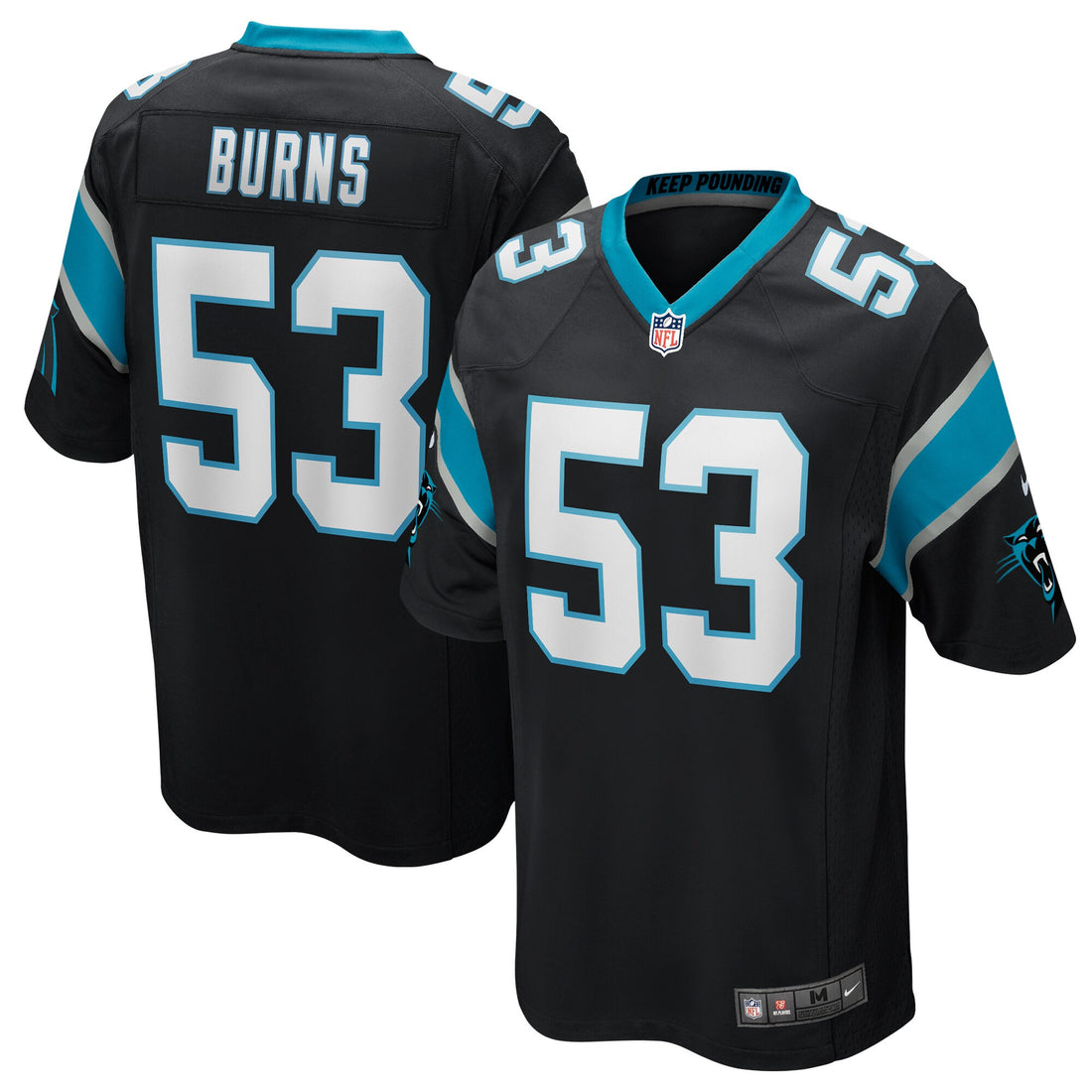 Brian Burns Carolina Panthers black jersey