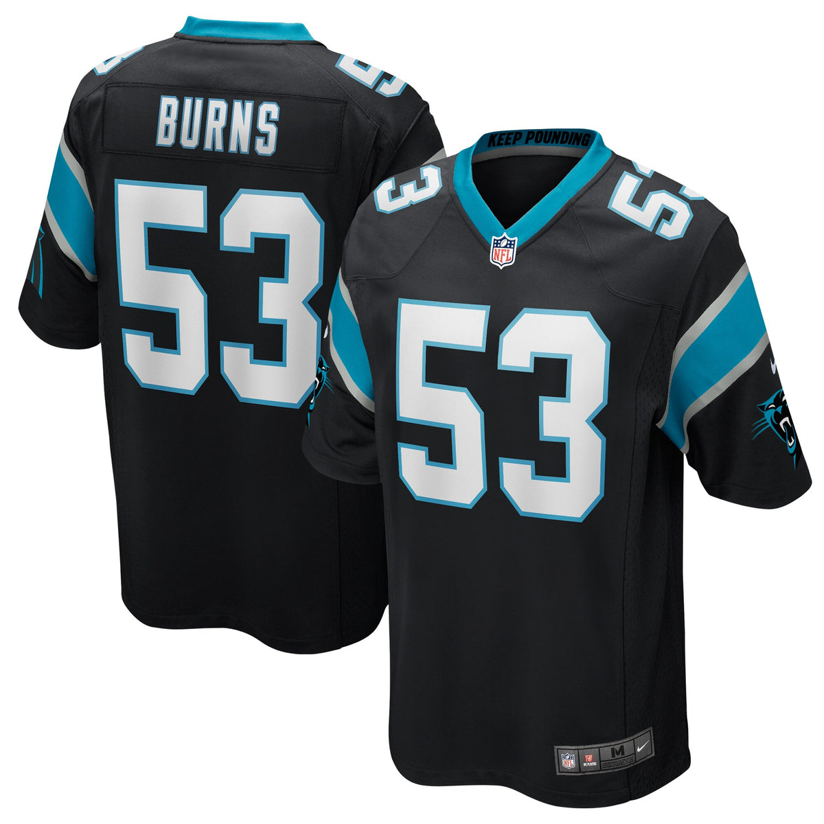 Brian Burns Carolina Panthers black jersey