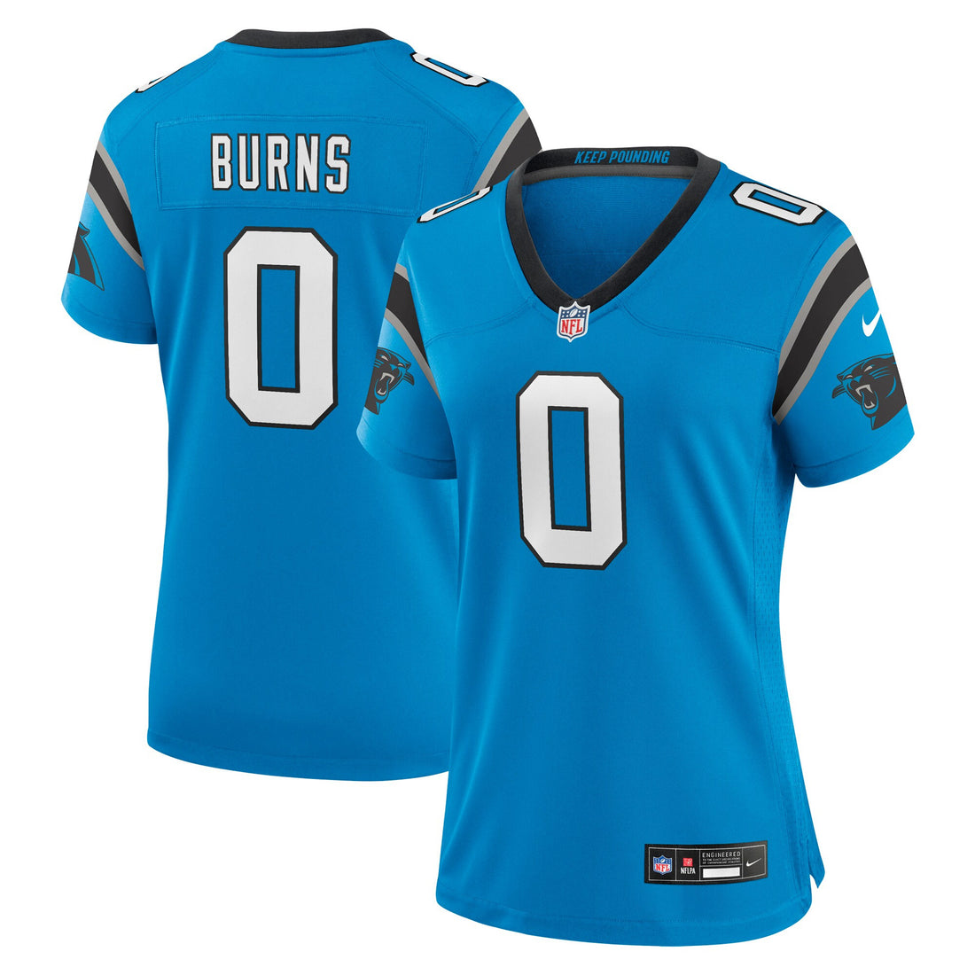 Brian Burns Carolina Panthers blue Alternate jersey