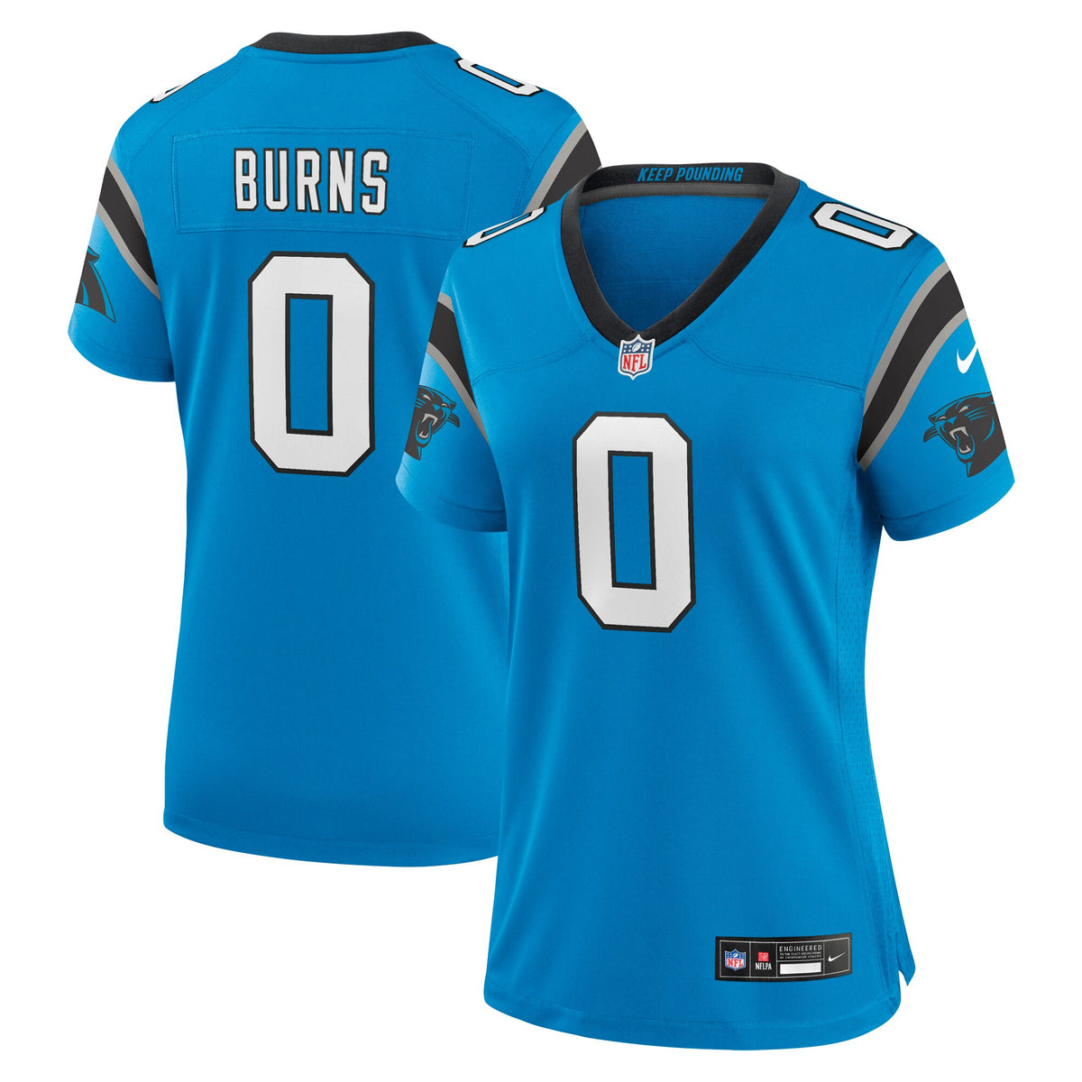Brian Burns Carolina Panthers blue Alternate jersey