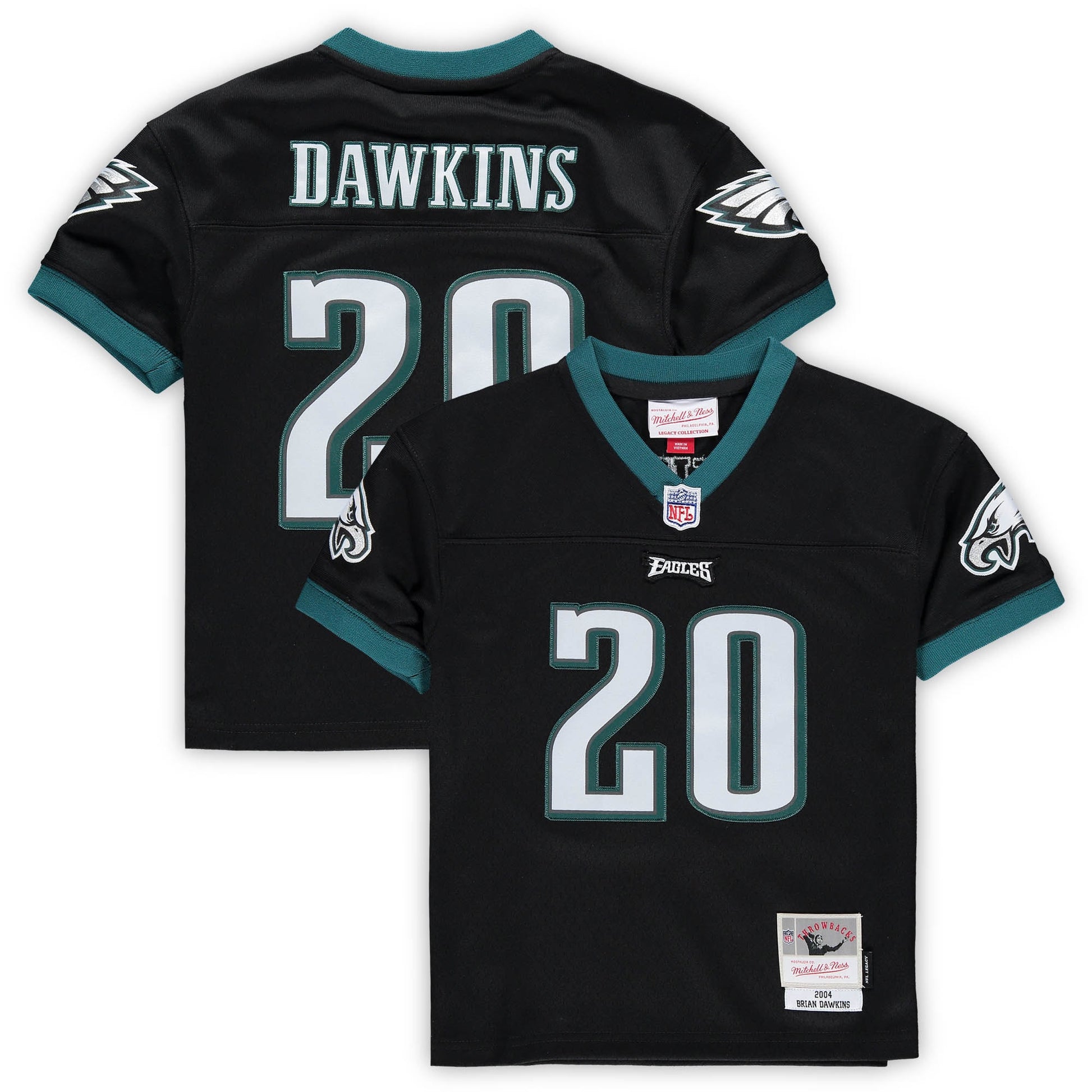 Brian Dawkins Philadelphia Eagles black jersey