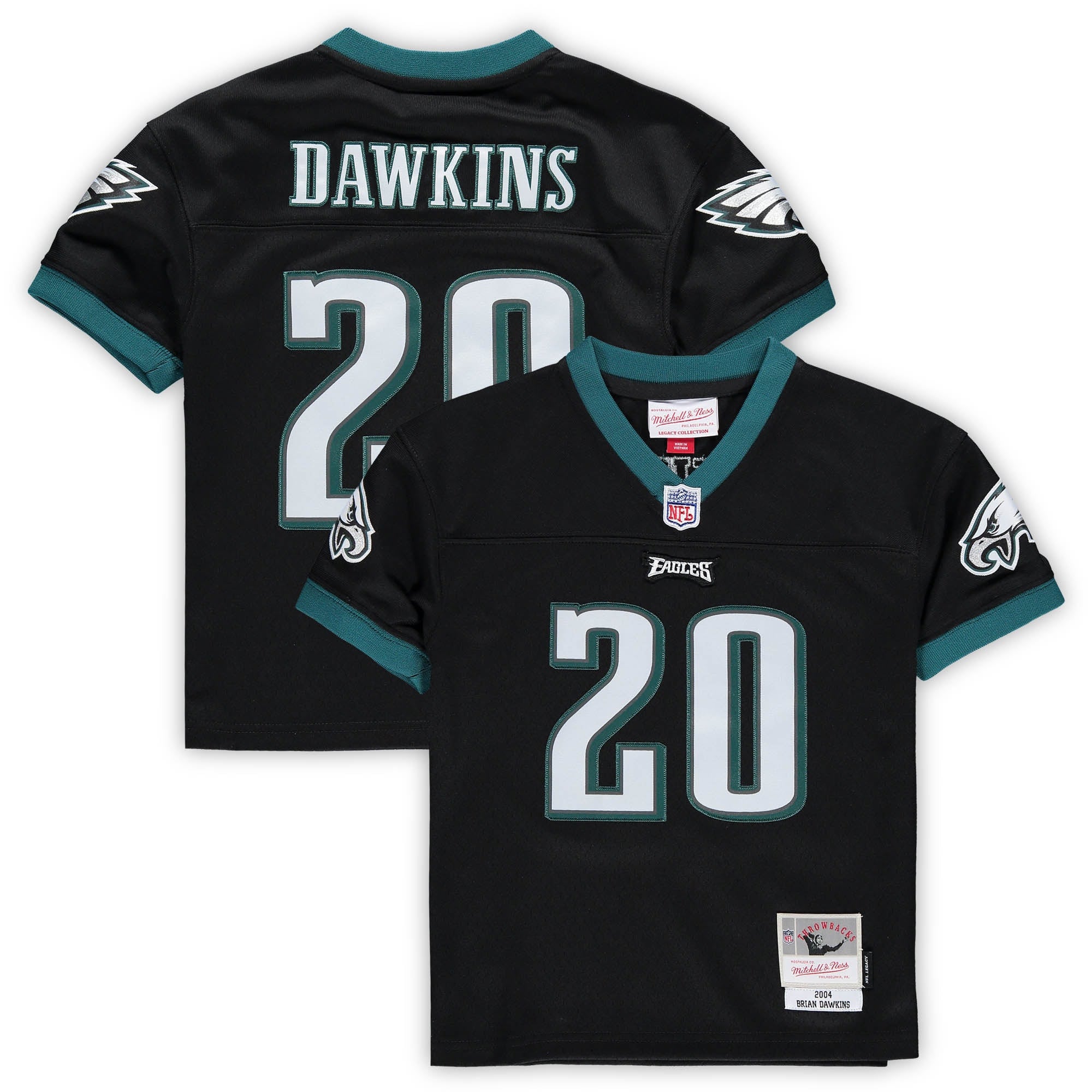 Brian Dawkins Philadelphia Eagles black jersey