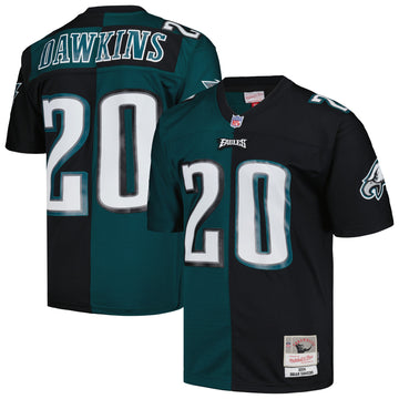 Brian Dawkins Philadelphia Eagles green Split jersey