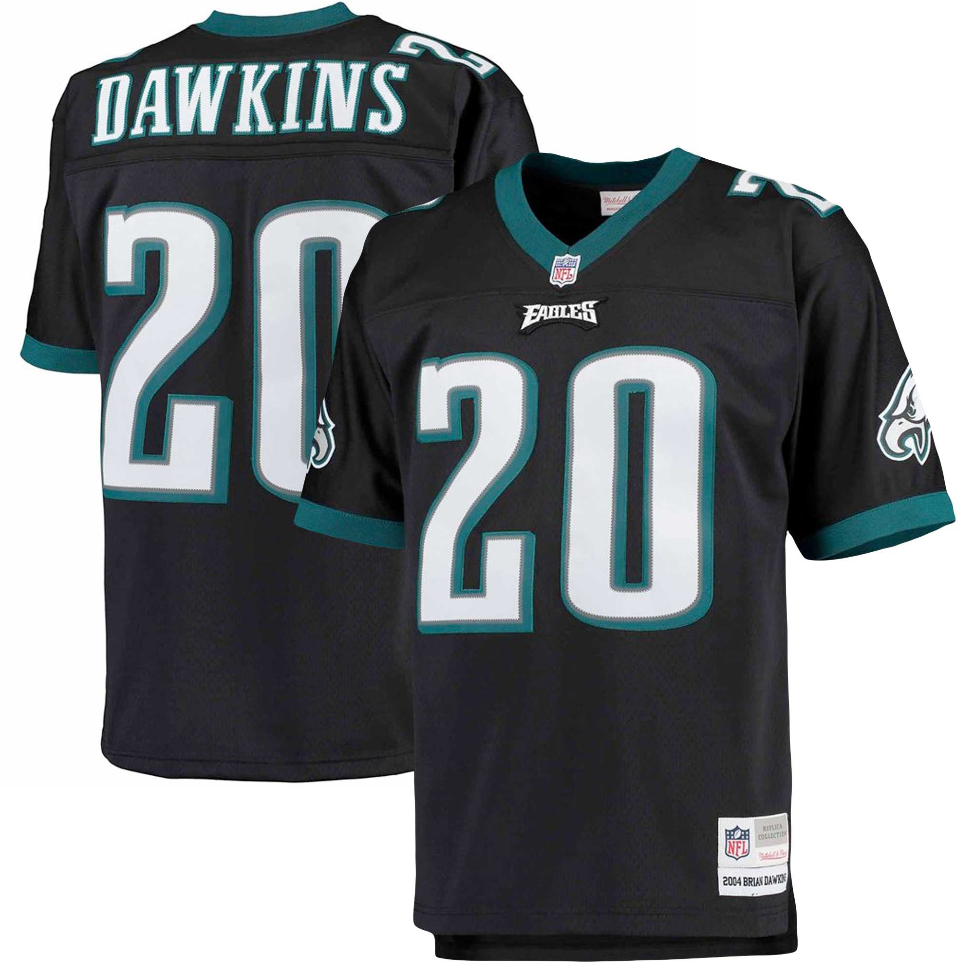 Brian Dawkins Philadelphia Eagles black jersey