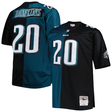 Brian Dawkins Philadelphia Eagles green Split jersey