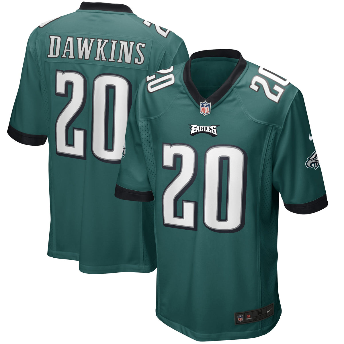 Brian Dawkins Philadelphia Eagles green Game jersey