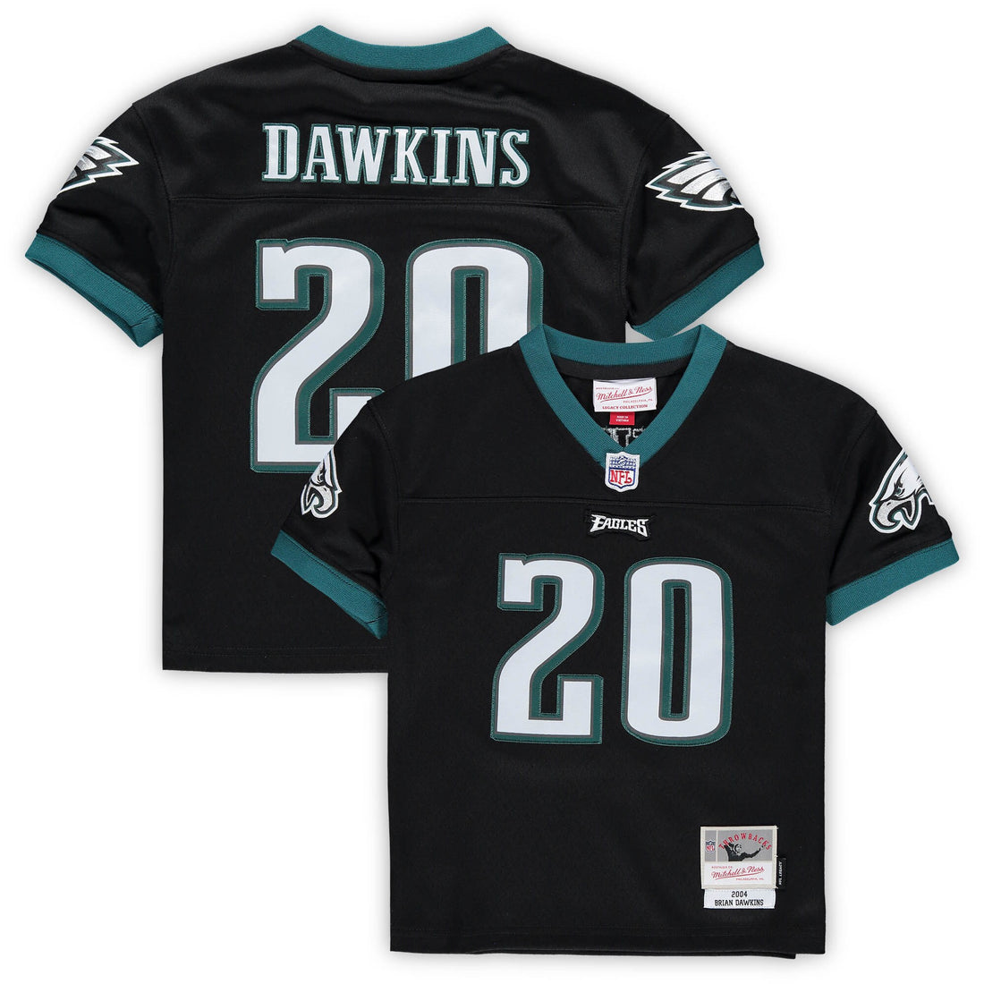 Brian Dawkins Philadelphia Eagles black jersey