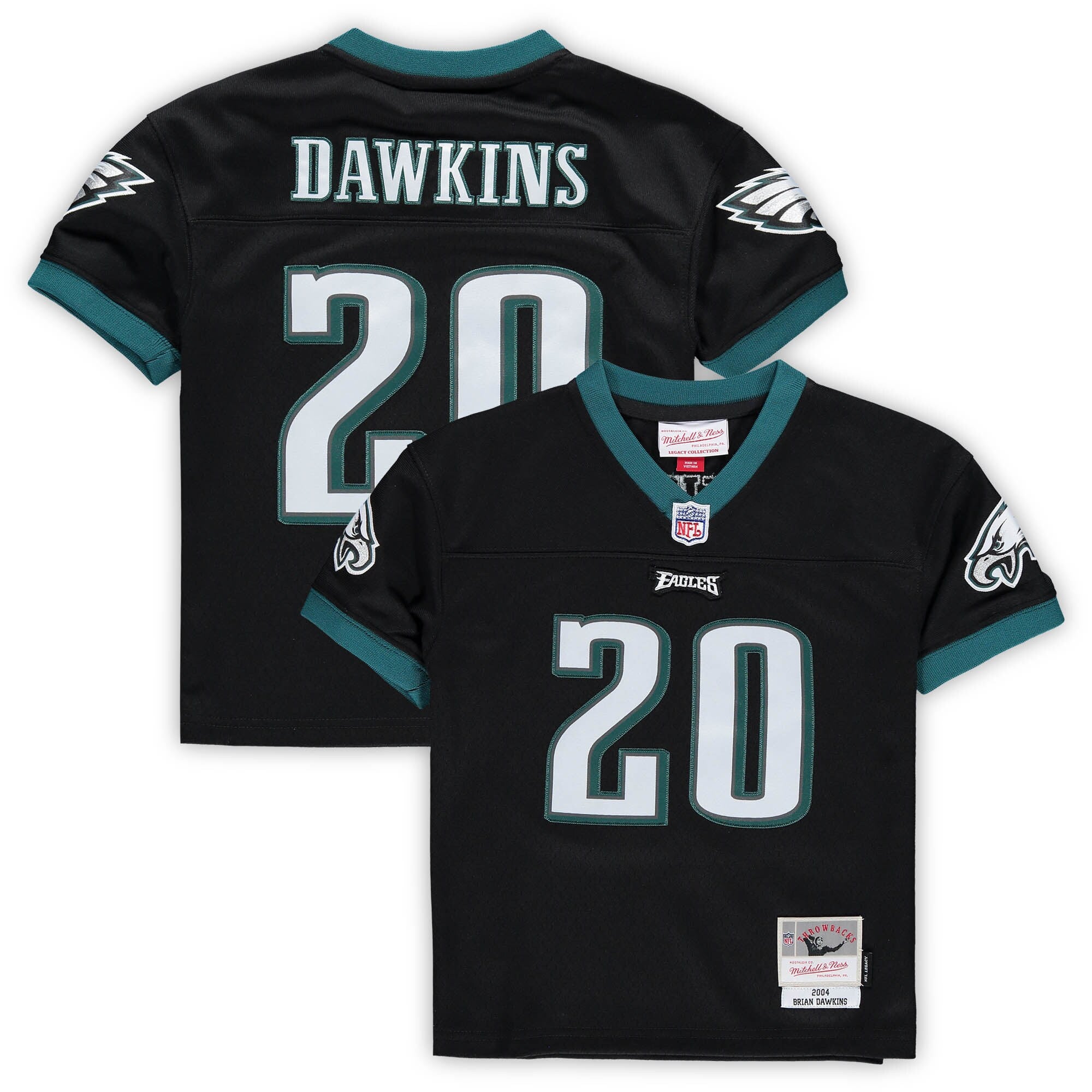 Brian Dawkins Philadelphia Eagles black jersey