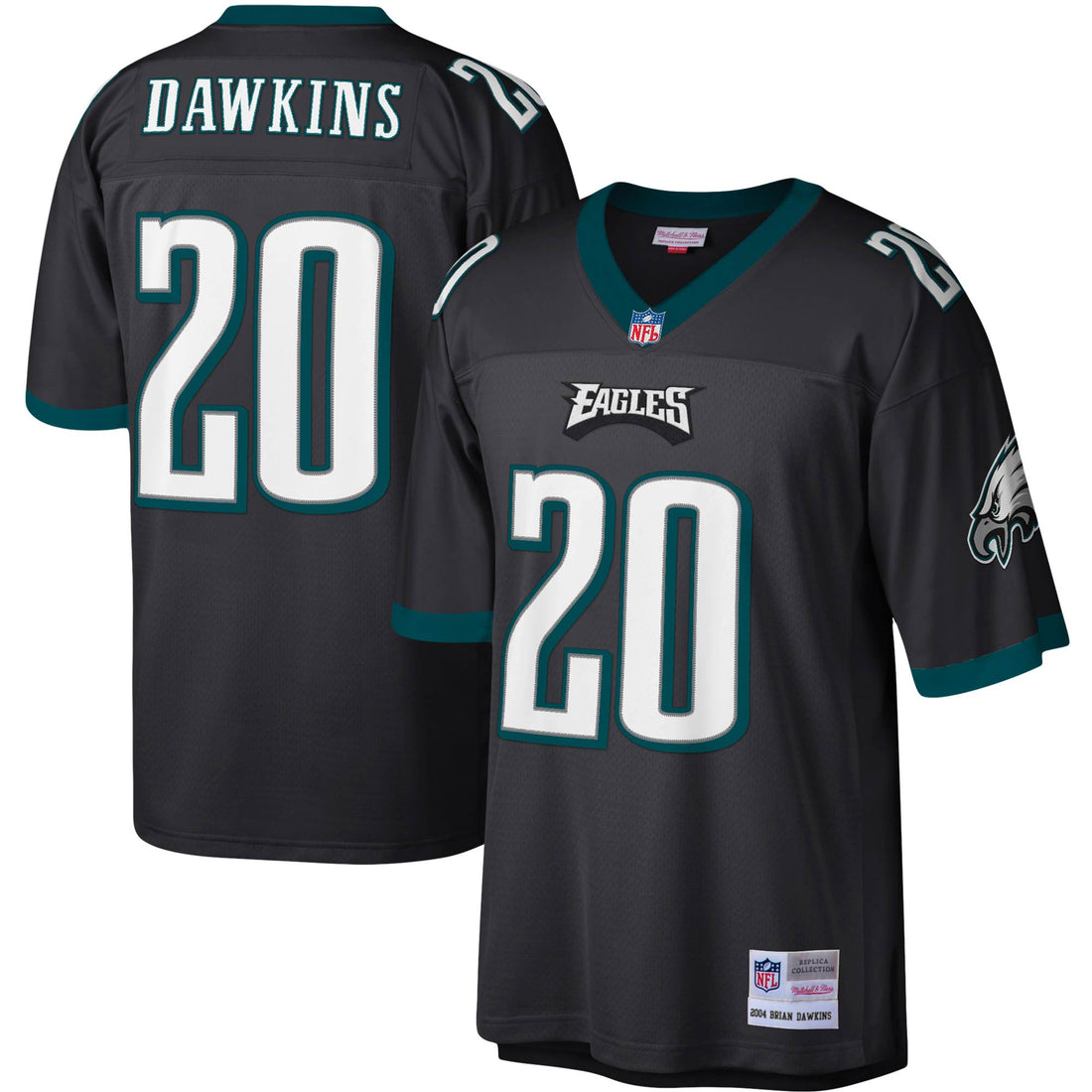 Brian Dawkins Philadelphia Eagles black jersey