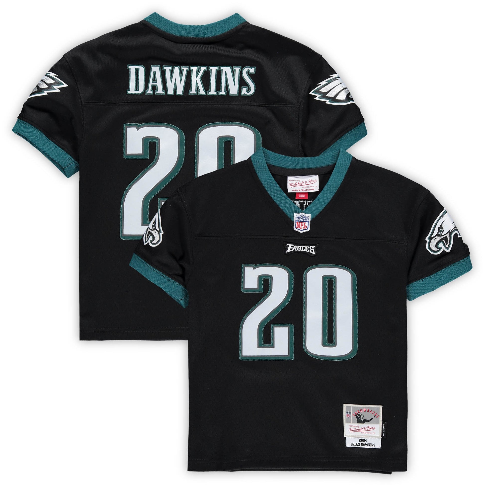 Brian Dawkins Preschool Philadelphia Eagles black jersey