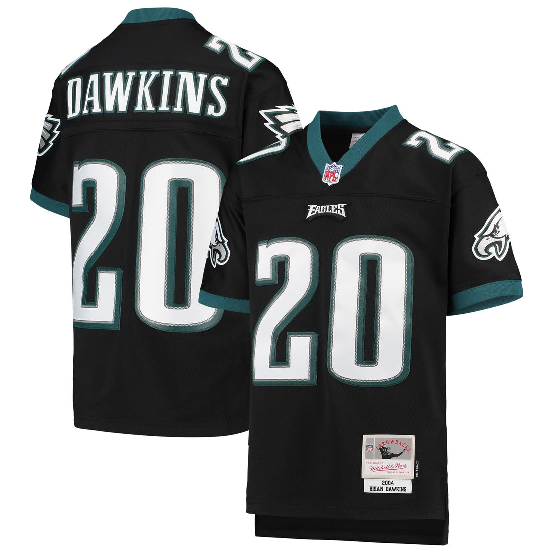 Brian Dawkins Philadelphia Eagles black jersey