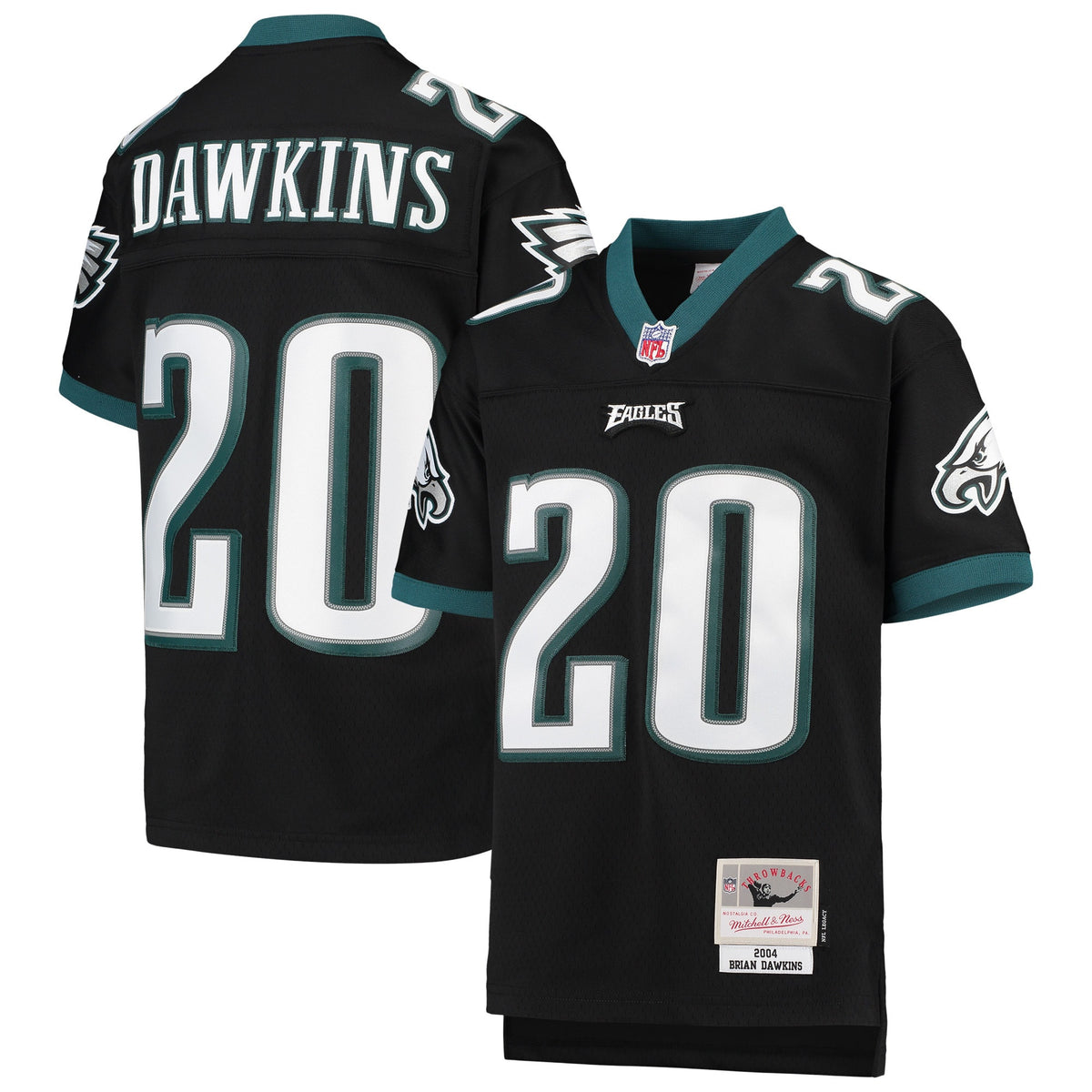 Brian Dawkins Philadelphia Eagles black jersey