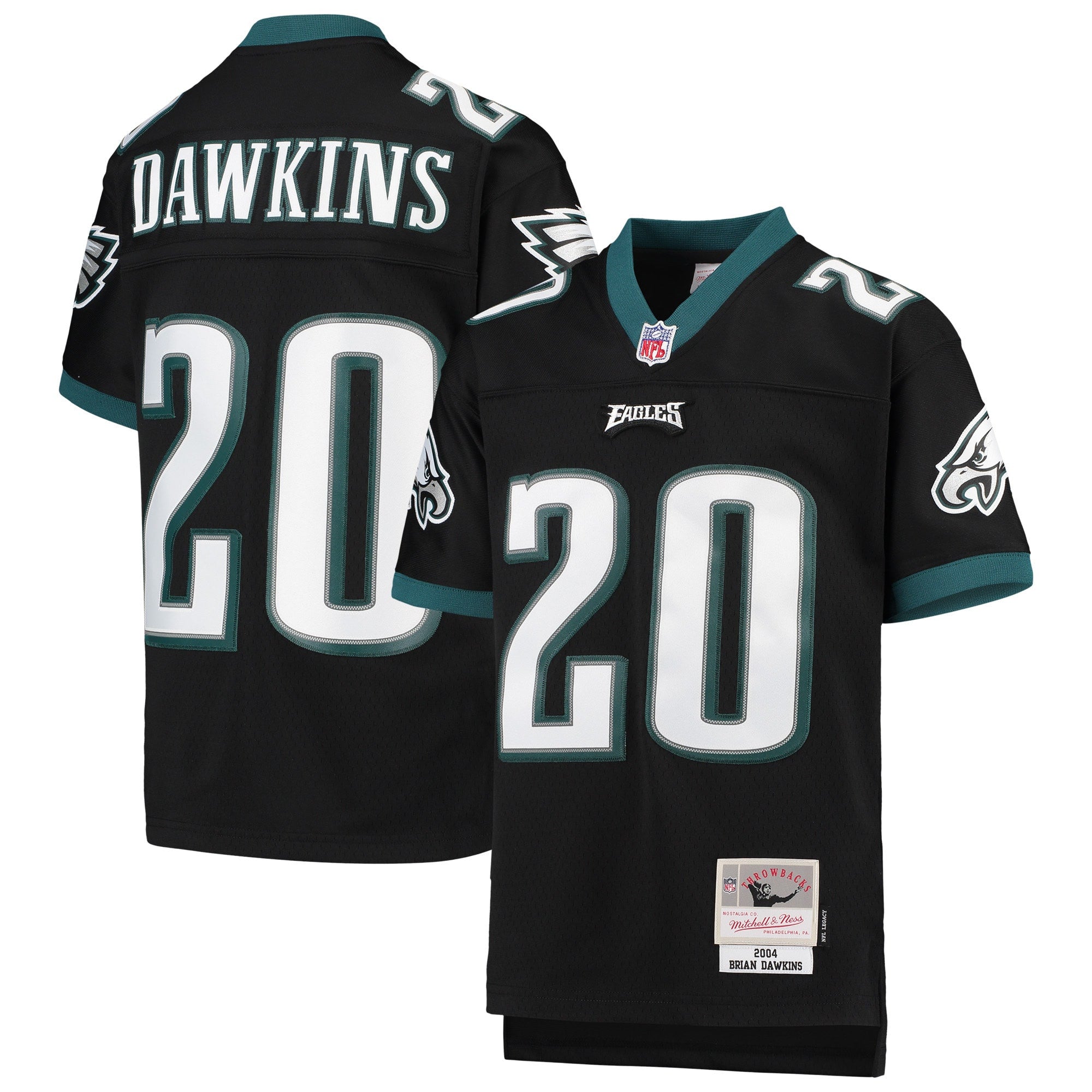Brian Dawkins Philadelphia Eagles black jersey