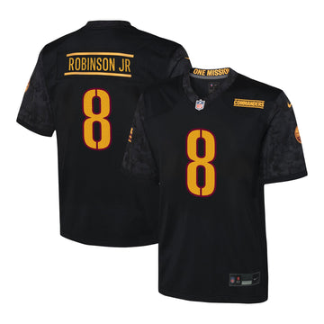 Brian Robinson Jr Washington Commanders black jersey