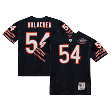 Brian Urlacher Chicago Bears navy Throwback jersey