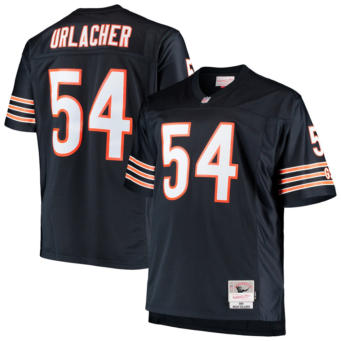 Brian Urlacher Chicago Bears navy jersey