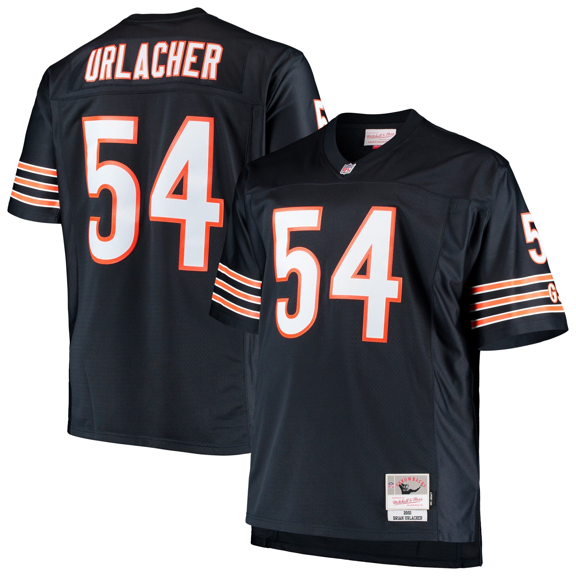 Brian Urlacher Chicago Bears navy jersey