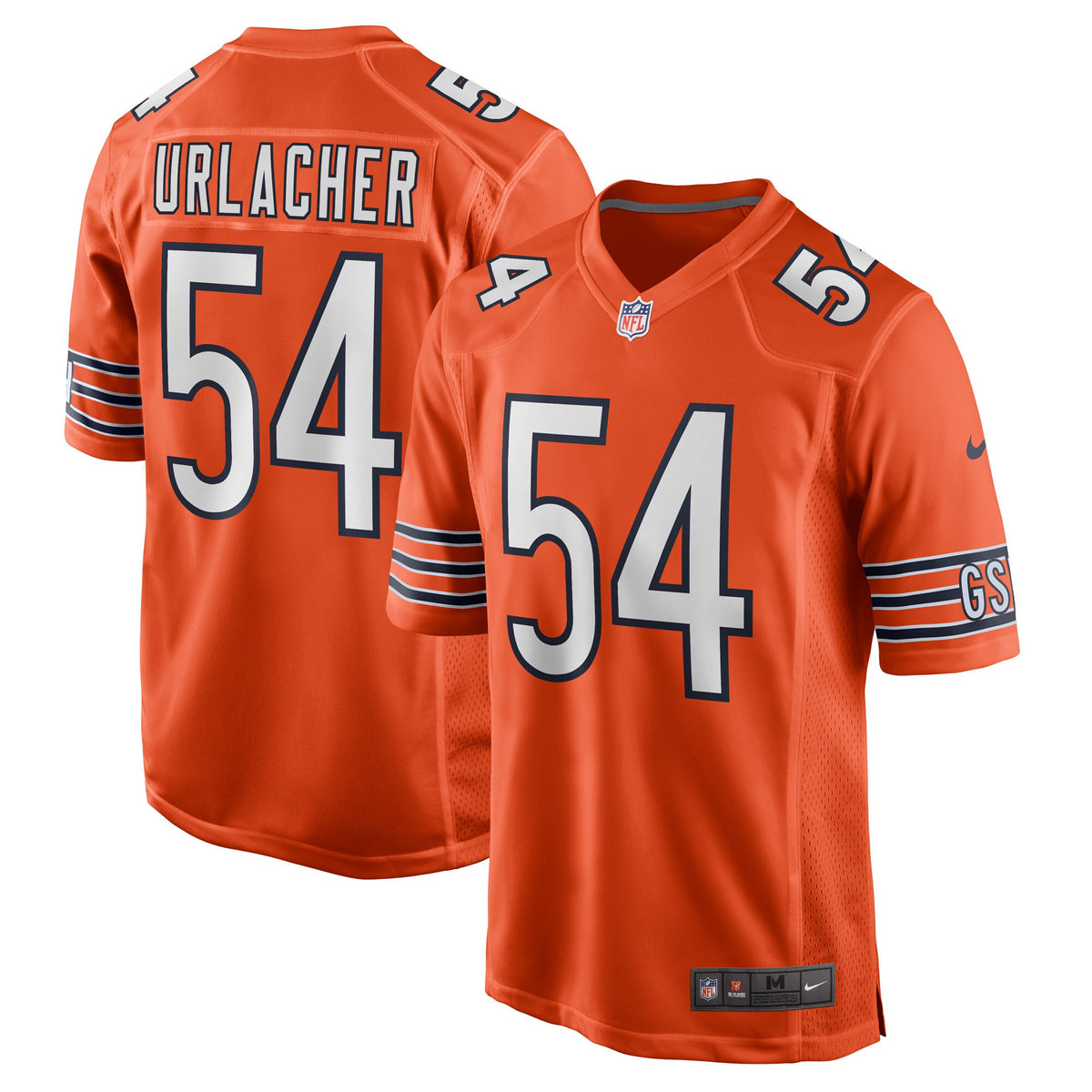 Brian Urlacher Chicago Bears orange jersey