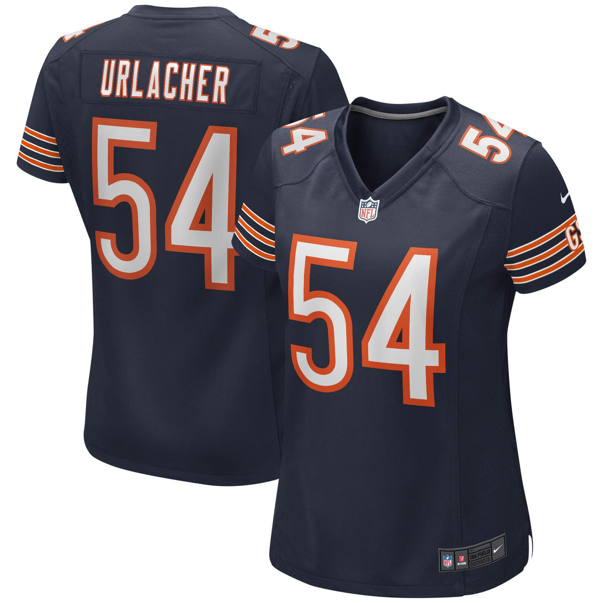 Brian Urlacher Chicago Bears navy Game jersey